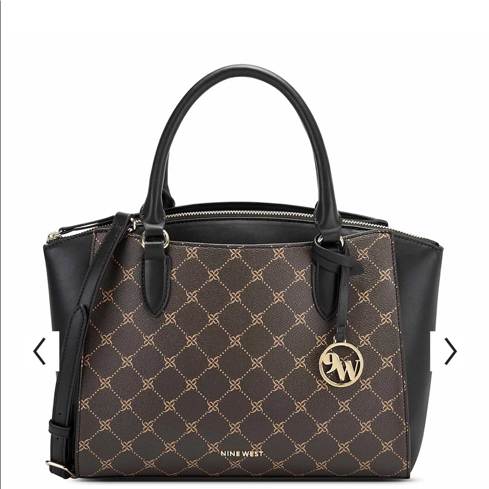 Nine West Josie Jet Set Satchel Bag & West Astoria Small Zip Around Card Wallet